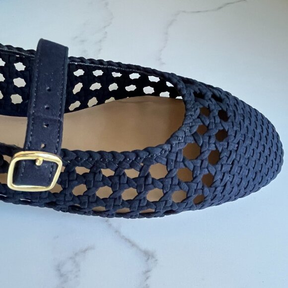 Ann Taylor Woven Mary Jane Ballet Flat - Size 11 - NEW - Picture 4 of 7